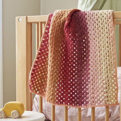 Cobija de bebé Lina (Gancho)