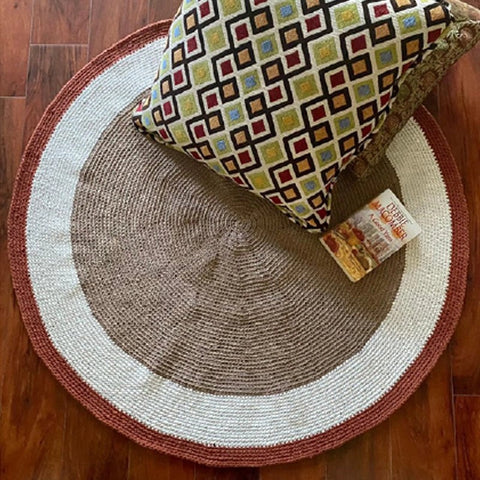 Apolo Round Rug (crochet) - Crochetstores