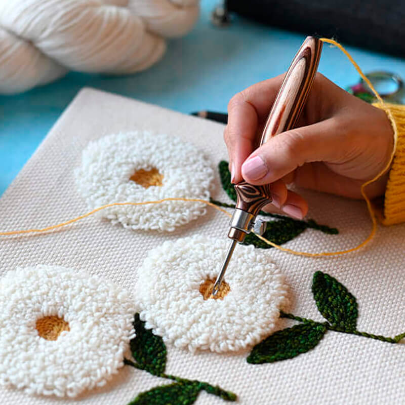 Juego de agujas de punzón - Tierra (aguja mágica) - Crochetstores210028907628059828