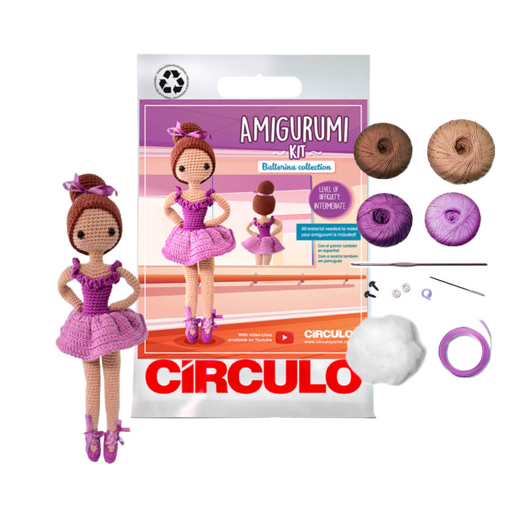 Kits amigurumis - Ballet Dancer - Crochetstores385832 - 02