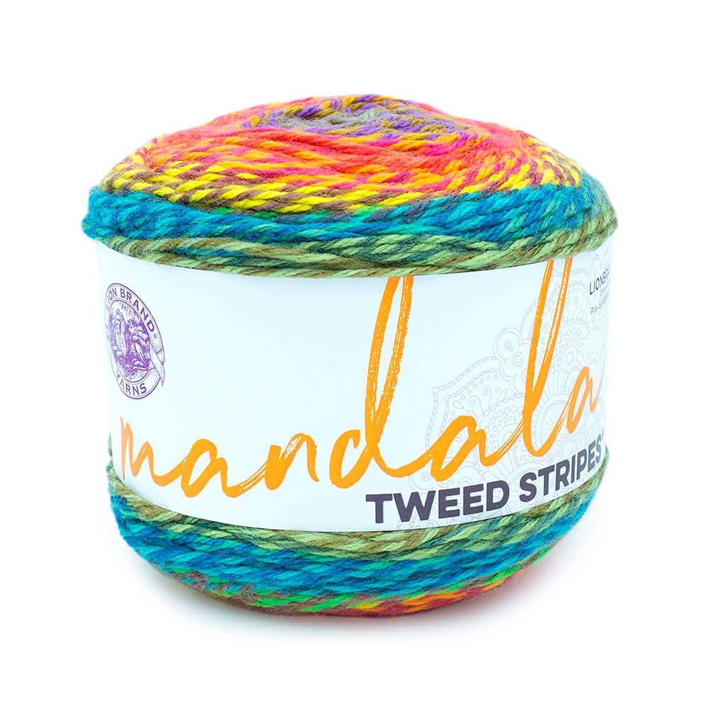 MANDALA TWEED STRIPES - Crochetstores552-210