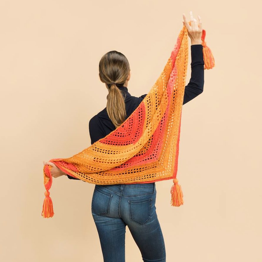 Chal Colore (gancho) - CrochetstoresPATRON-CHAL-MK-COLORE