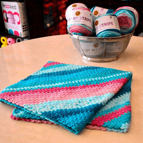Cobija Just My Stripe (gancho) - Crochetstores