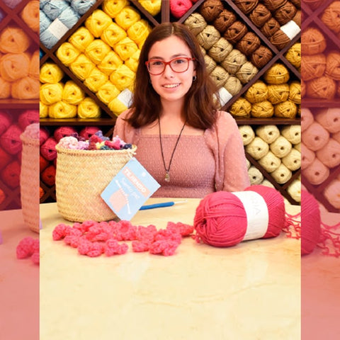 Flor Tejida (gancho) - CrochetstoresPATRON-FLOR-MK-VICTORIA