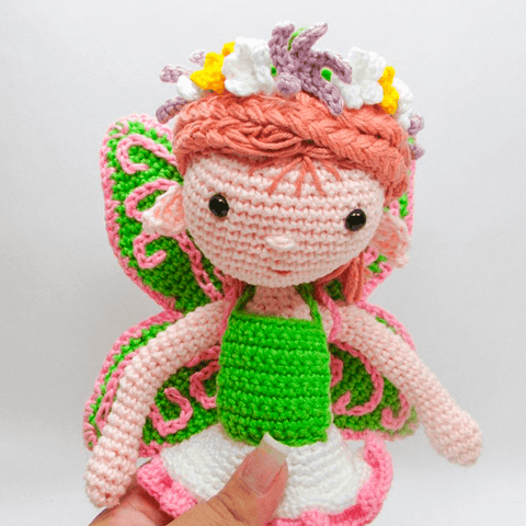 Hada Flora (gancho) - Crochetstores