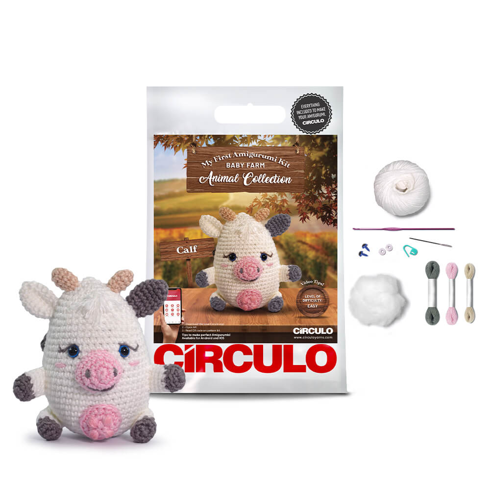 My First Amigurumi Kit Farm - Piglet by Circulo