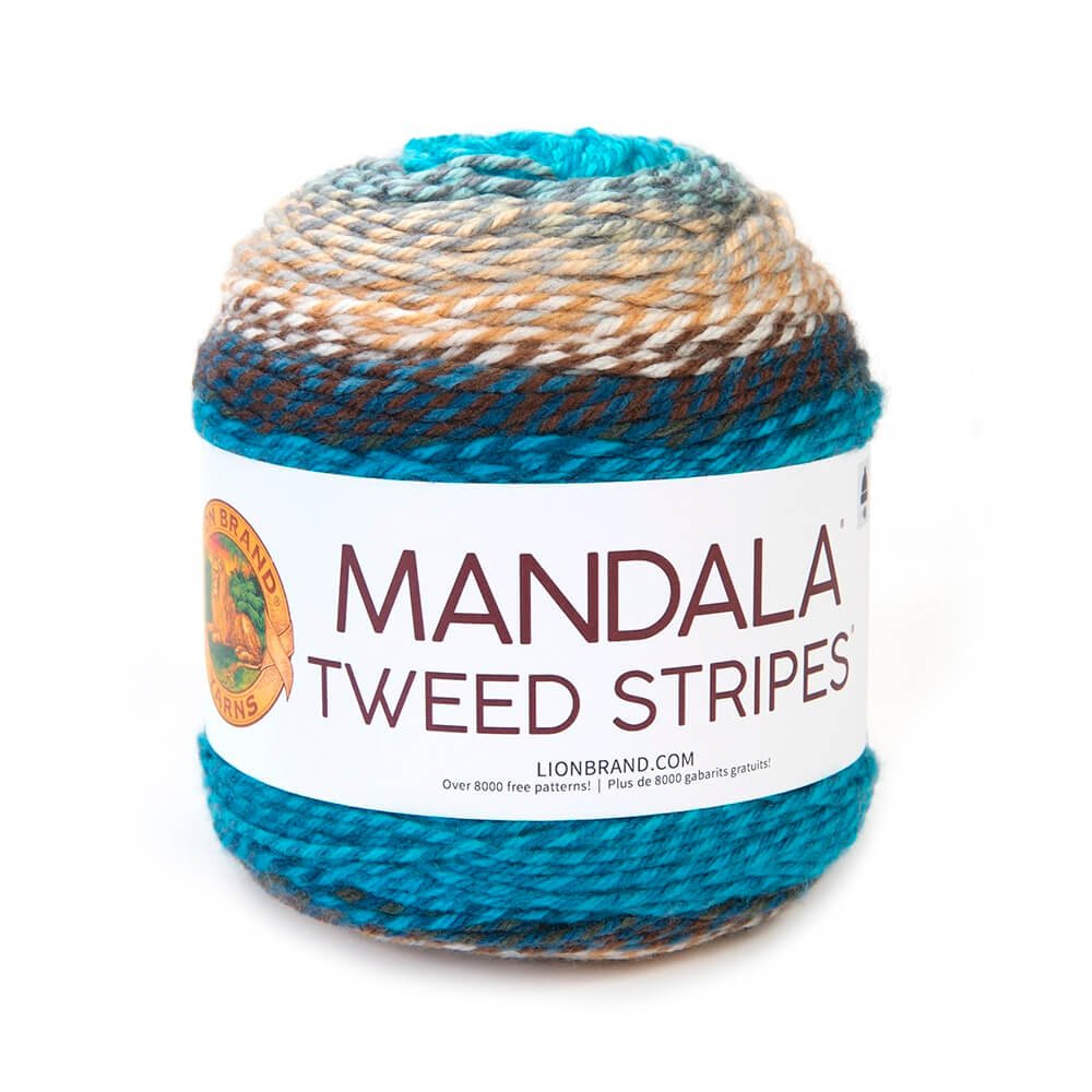MANDALA TWEED STRIPES - Crochetstores552-206