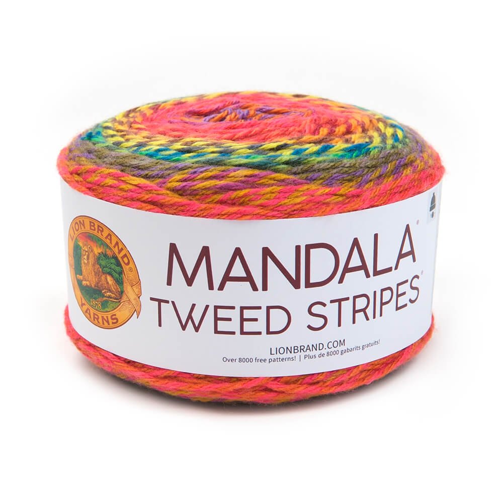 MANDALA TWEED STRIPES - Crochetstores552-202