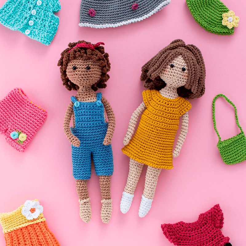 Mila y Romy (gancho) - Crochetstores