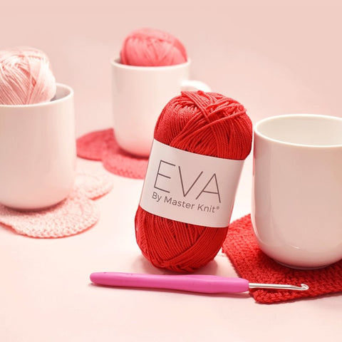 Portavasos corazón (gancho) - CrochetstoresPATRON-PORTAVASOS-MK-EVA