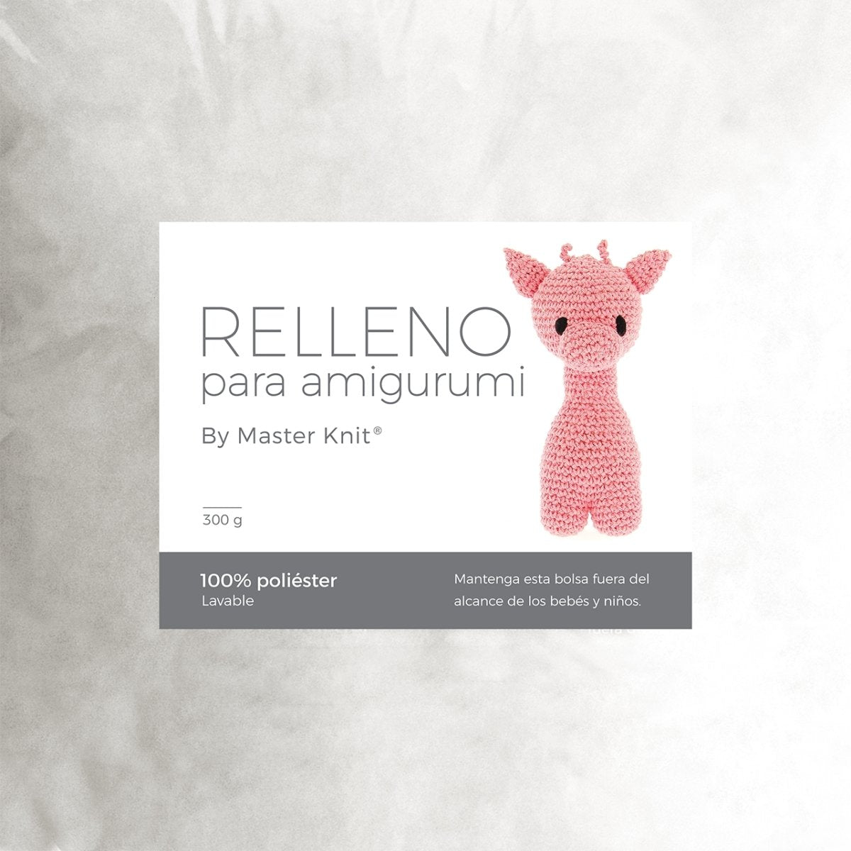 Relleno Amigurumi - Mercería el hilo rojo Bolsas de 100g de relleno en  color blanco.