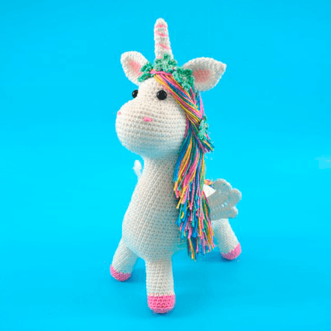 Unicornio Jolly (gancho) - Crochetstores